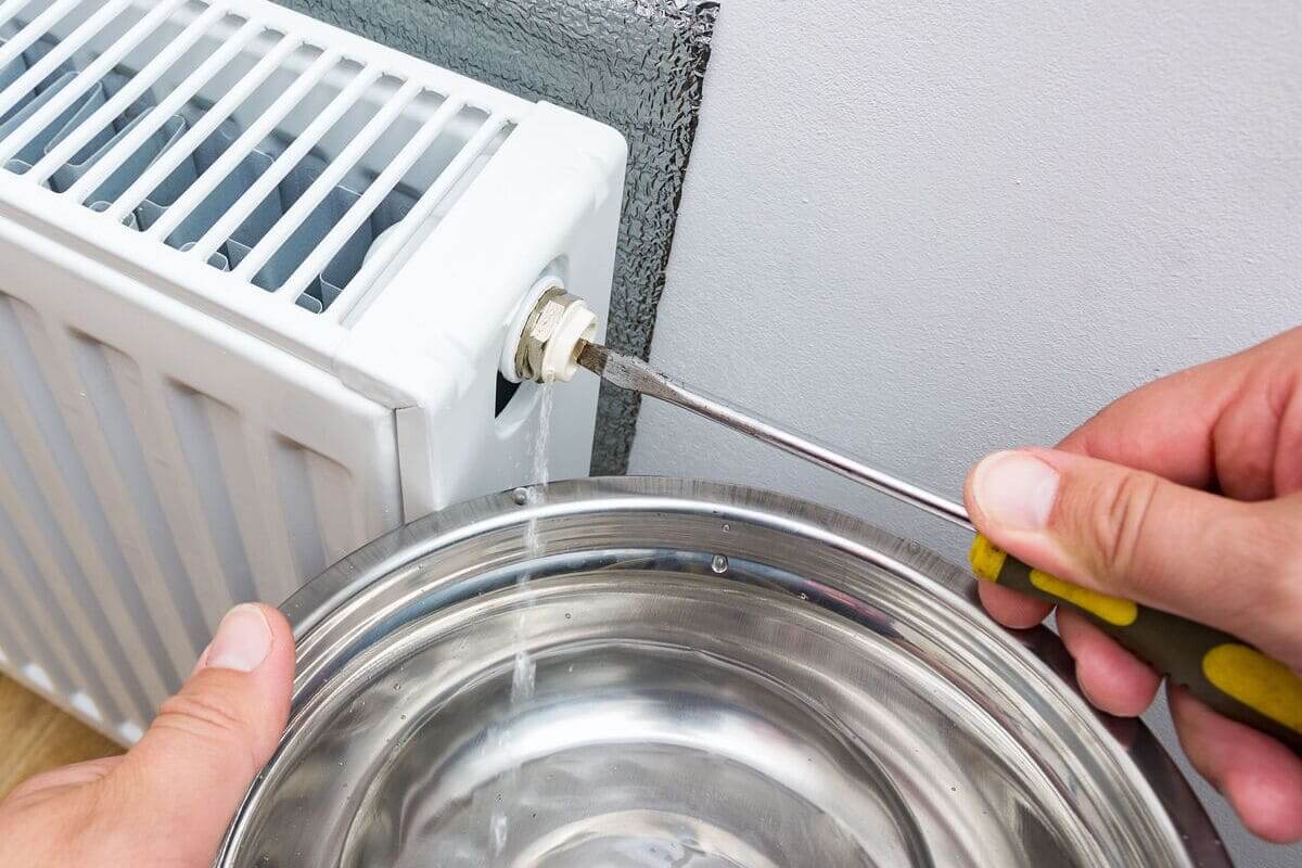 preparar casa purgar radiador